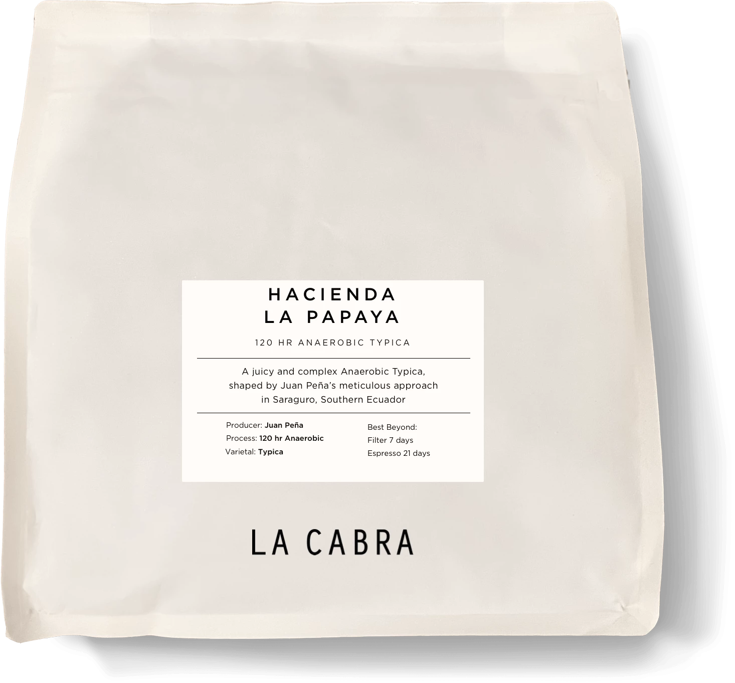La Cabra Coffee Roasters 120hr Anaerobic Typica (Hacienda La Papaya) 6 La Cabra Coffee Roasters 120hr Anaerobic Typica (Hacienda La Papaya)